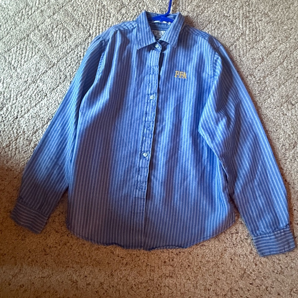 FFA Blue Striped Shirt